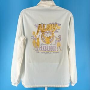 80s Elks Lodge Honolulu Hawaii Aloha windbreaker jacket 1980s vintage